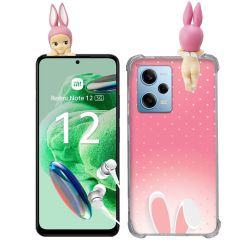 Coque Renforcée Pour Xiaomi Redmi Note 12 5G Angel Hippers Lapin