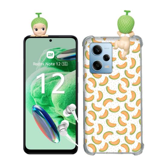 Coque Renforcée Pour Xiaomi Redmi Note 12 5G Angel Hippers Melon