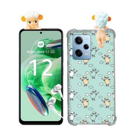 Coque Renforcée Pour Xiaomi Redmi Note 12 5G Angel Hippers Mouton
