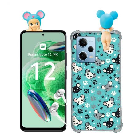 Coque Renforcée Pour Xiaomi Redmi Note 12 5G Angel Hippers Souris