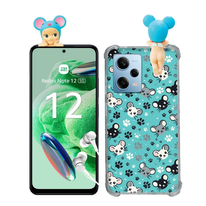 Coque Renforcée Pour Xiaomi Redmi Note 12 5G Angel Hippers Souris