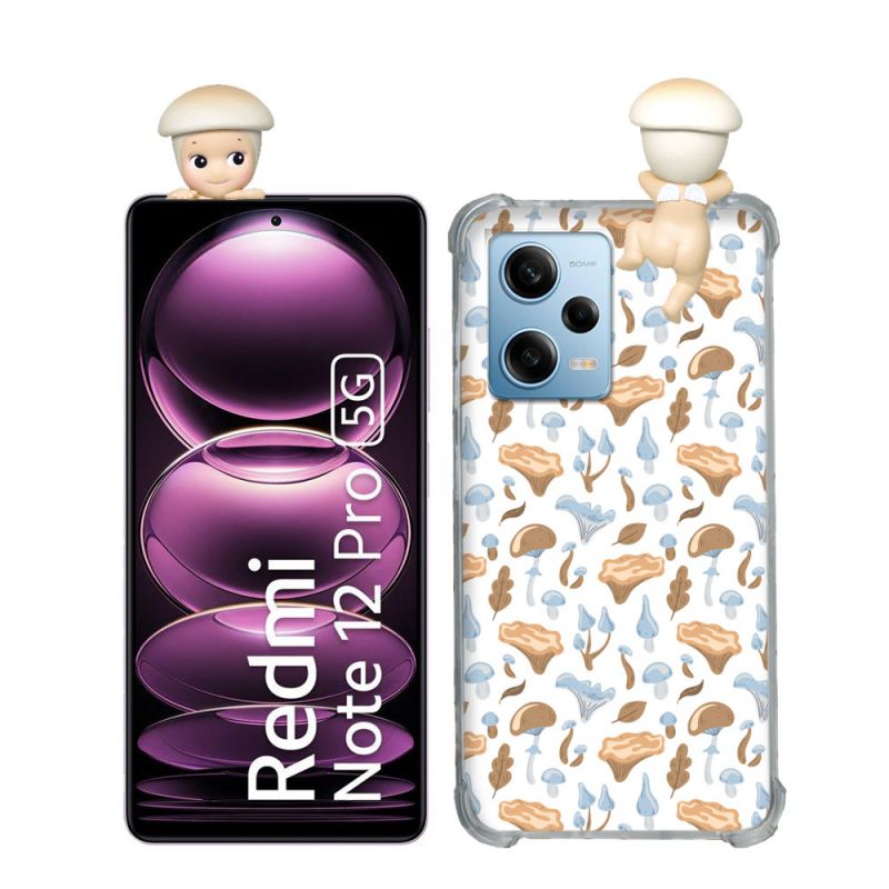 Coque Renforcée Pour Xiaomi Redmi Note 12 Pro 5G Angel Hippers Champignon