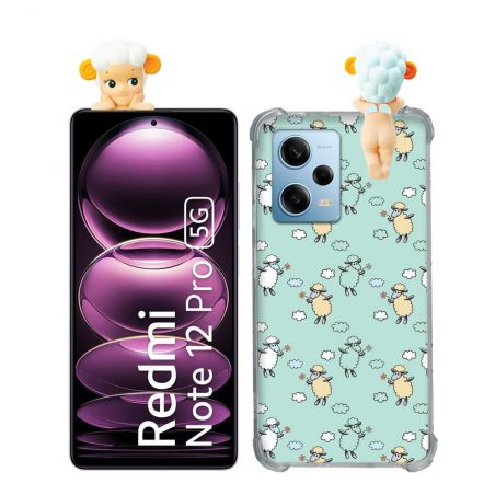 Coque Renforcée Pour Xiaomi Redmi Note 12 Pro 5G Angel Hippers Mouton