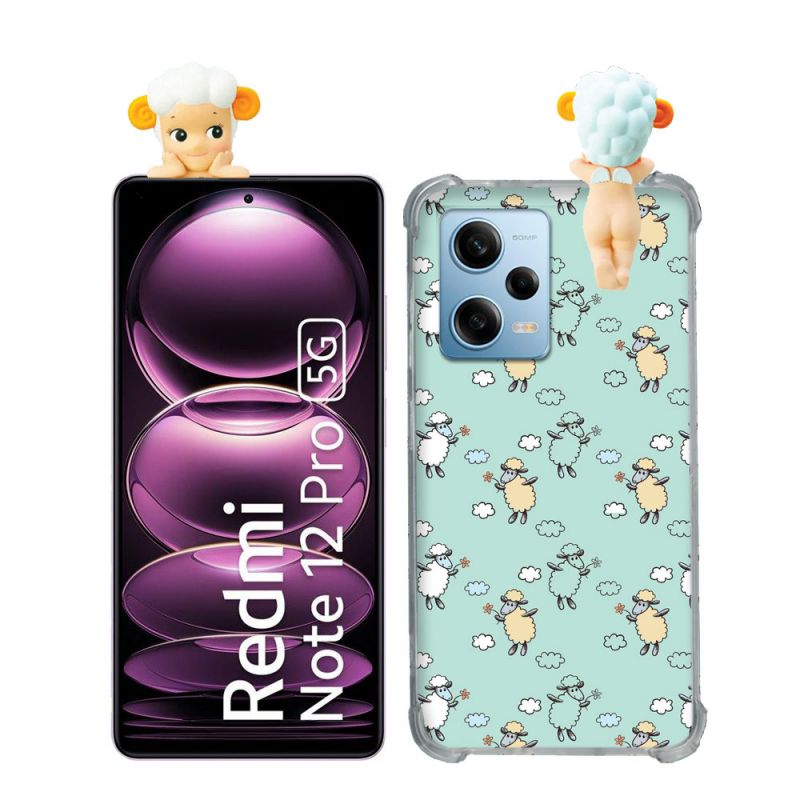 Coque Renforcée Pour Xiaomi Redmi Note 12 Pro 5G Angel Hippers Mouton