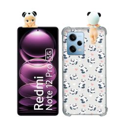 Coque Renforcée Pour Xiaomi Redmi Note 12 Pro 5G Angel Hippers Panda