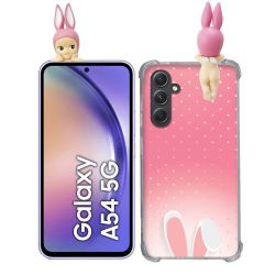 Coque Renforcée Pour Samsung Galaxy A54 5G Angel Hippers Lapin