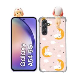 Coque Renforcée Pour Samsung Galaxy A54 5G Angel Hippers Lapin Bélier