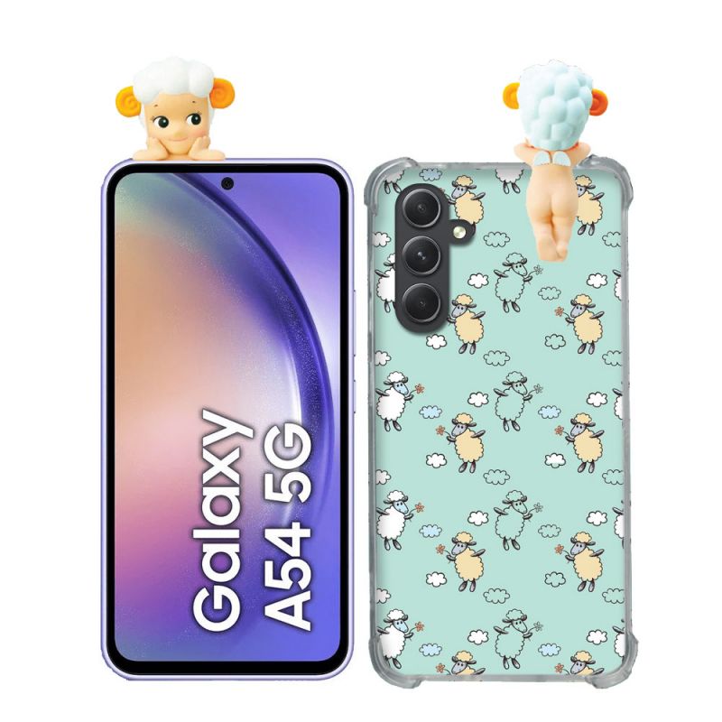 Coque Renforcée Pour Samsung Galaxy A54 5G Angel Hippers Mouton