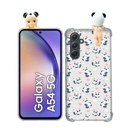 Coque Renforcée Pour Samsung Galaxy A54 5G Angel Hippers Panda