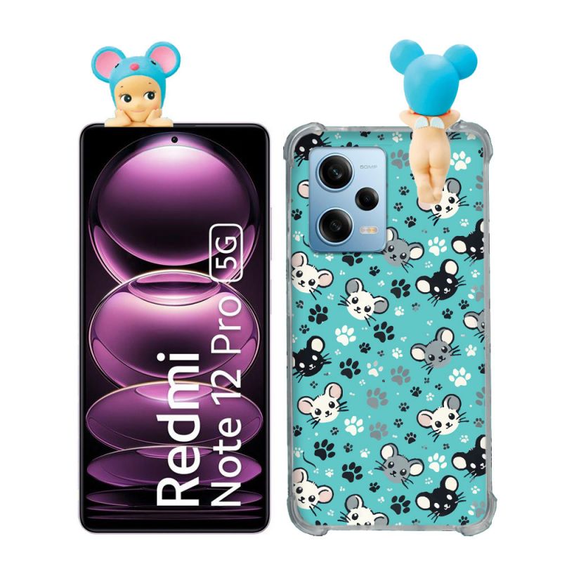 Coque Renforcée Pour Xiaomi Redmi Note 12 Pro 5G Angel Hippers Souris
