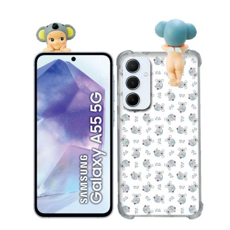 Coque Renforcée Pour Samsung Galaxy A55 5G Angel Hippers Koala
