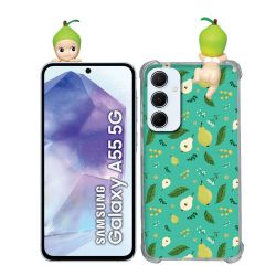 Coque Renforcée Pour Samsung Galaxy A55 5G Angel Hippers Poire