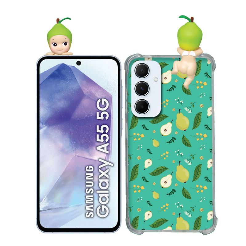 Coque Renforcée Pour Samsung Galaxy A55 5G Angel Hippers Poire