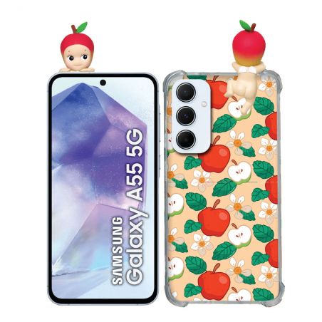 Coque Renforcée Pour Samsung Galaxy A55 5G Angel Hippers Pomme