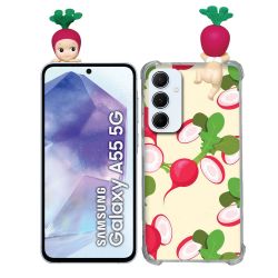 Coque Renforcée Pour Samsung Galaxy A55 5G Angel Hippers Radis