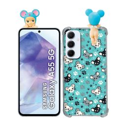 Coque Renforcée Pour Samsung Galaxy A55 5G Angel Hippers Souris