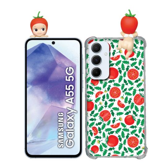 Coque Renforcée Pour Samsung Galaxy A55 5G Angel Hippers Tomate