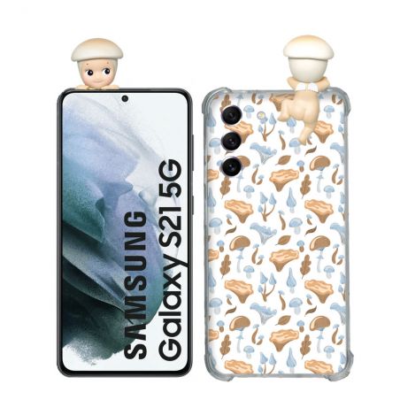 Coque Renforcée Pour Samsung Galaxy S21 Angel Hippers Champignon