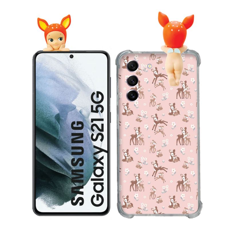 Coque Renforcée Pour Samsung Galaxy S21 Angel Hippers Faon