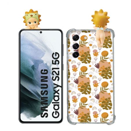 Coque Renforcée Pour Samsung Galaxy S21 Angel Hippers Lion