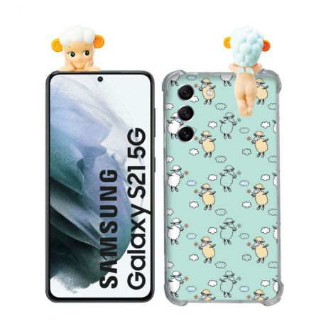 Coque Renforcée Pour Samsung Galaxy S21 Angel Hippers Mouton