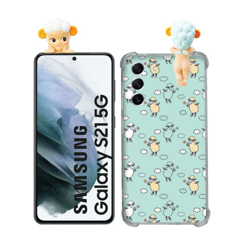 Coque Renforcée Pour Samsung Galaxy S21 Angel Hippers Mouton