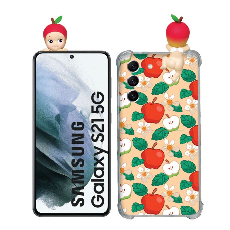 Coque Renforcée Pour Samsung Galaxy S21 Angel Hippers Pomme