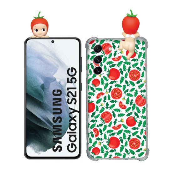 Coque Renforcée Pour Samsung Galaxy S21 Angel Hippers Tomate