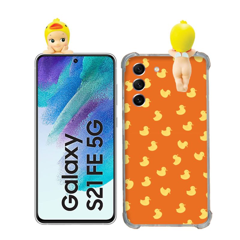 Coque Renforcée Pour Samsung Galaxy S21 FE / S21FE Angel Hippers Canard