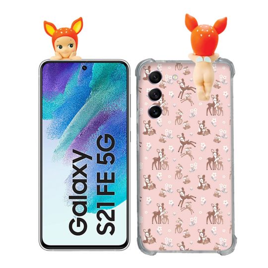 Coque Renforcée Pour Samsung Galaxy S21 FE / S21FE Angel Hippers Faon