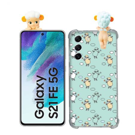 Coque Renforcée Pour Samsung Galaxy S21 FE / S21FE Angel Hippers Mouton