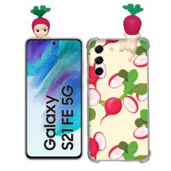 Coque Renforcée Pour Samsung Galaxy S21 FE / S21FE Angel Hippers Radis