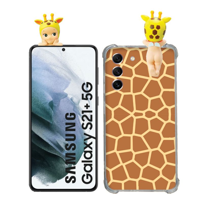 Coque Renforcée Pour Samsung Galaxy S21 Plus Angel Hippers Girafe