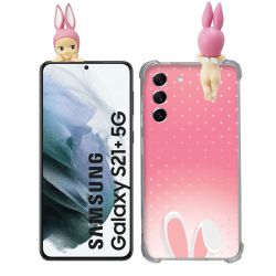 Coque Renforcée Pour Samsung Galaxy S21 Plus Angel Hippers Lapin