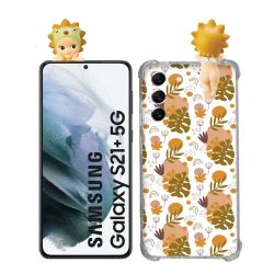 Coque Renforcée Pour Samsung Galaxy S21 Plus Angel Hippers Lion