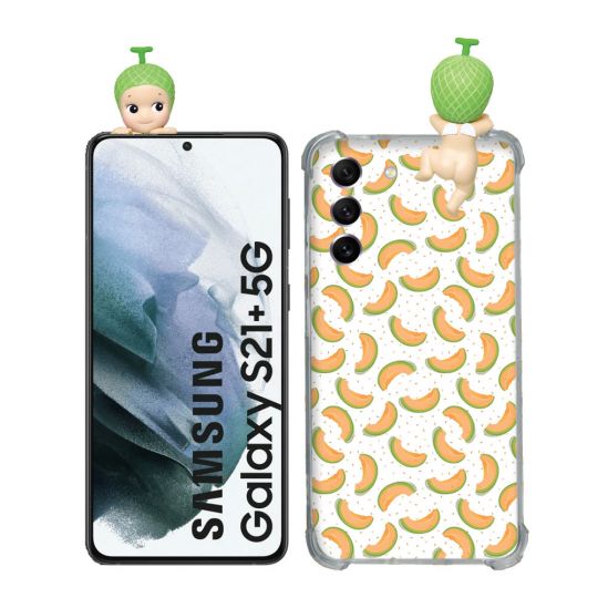 Coque Renforcée Pour Samsung Galaxy S21 Plus Angel Hippers Melon