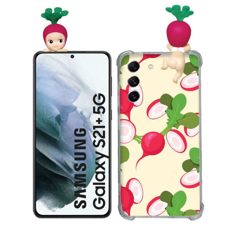 Coque Renforcée Pour Samsung Galaxy S21 Plus Angel Hippers Radis
