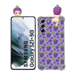 Coque Renforcée Pour Samsung Galaxy S21 Plus Angel Hippers Raisin