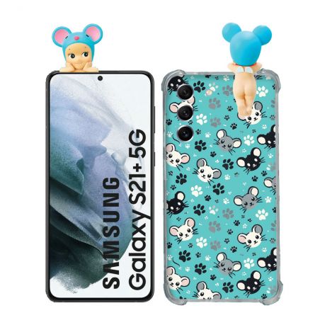 Coque Renforcée Pour Samsung Galaxy S21 Plus Angel Hippers Souris
