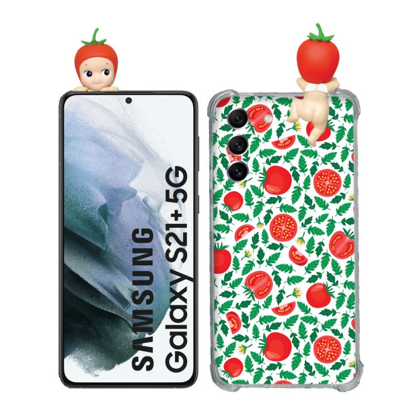 Coque Renforcée Pour Samsung Galaxy S21 Plus Angel Hippers Tomate