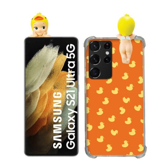 Coque Renforcée Pour Samsung Galaxy S21 Ultra Angel Hippers Canard