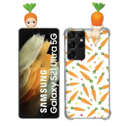 Coque Renforcée Pour Samsung Galaxy S21 Ultra Angel Hippers Carotte