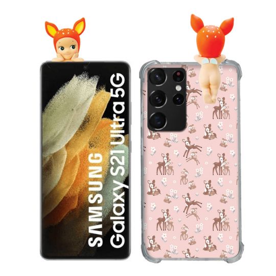Coque Renforcée Pour Samsung Galaxy S21 Ultra Angel Hippers Faon