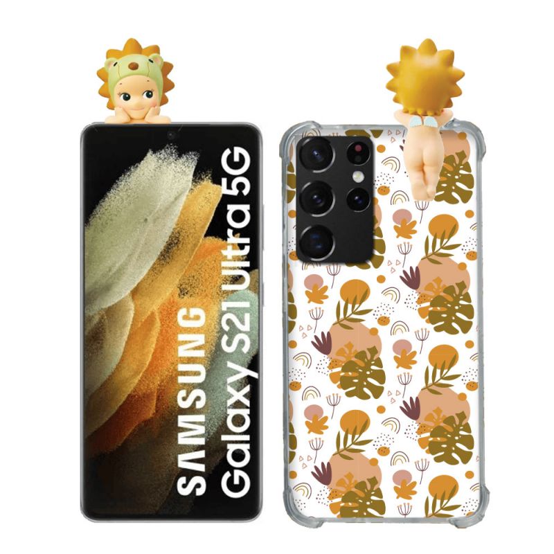 Coque Renforcée Pour Samsung Galaxy S21 Ultra Angel Hippers Lion