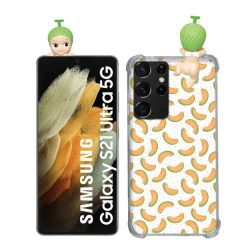Coque Renforcée Pour Samsung Galaxy S21 Ultra Angel Hippers Melon