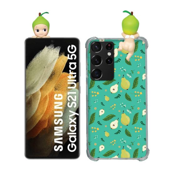 Coque Renforcée Pour Samsung Galaxy S21 Ultra Angel Hippers Poire