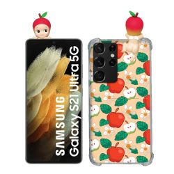 Coque Renforcée Pour Samsung Galaxy S21 Ultra Angel Hippers Pomme