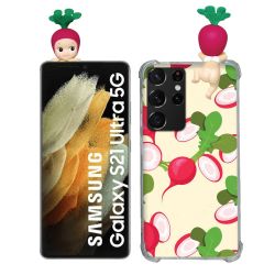 Coque Renforcée Pour Samsung Galaxy S21 Ultra Angel Hippers Radis