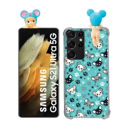 Coque Renforcée Pour Samsung Galaxy S21 Ultra Angel Hippers Souris