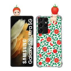 Coque Renforcée Pour Samsung Galaxy S21 Ultra Angel Hippers Tomate